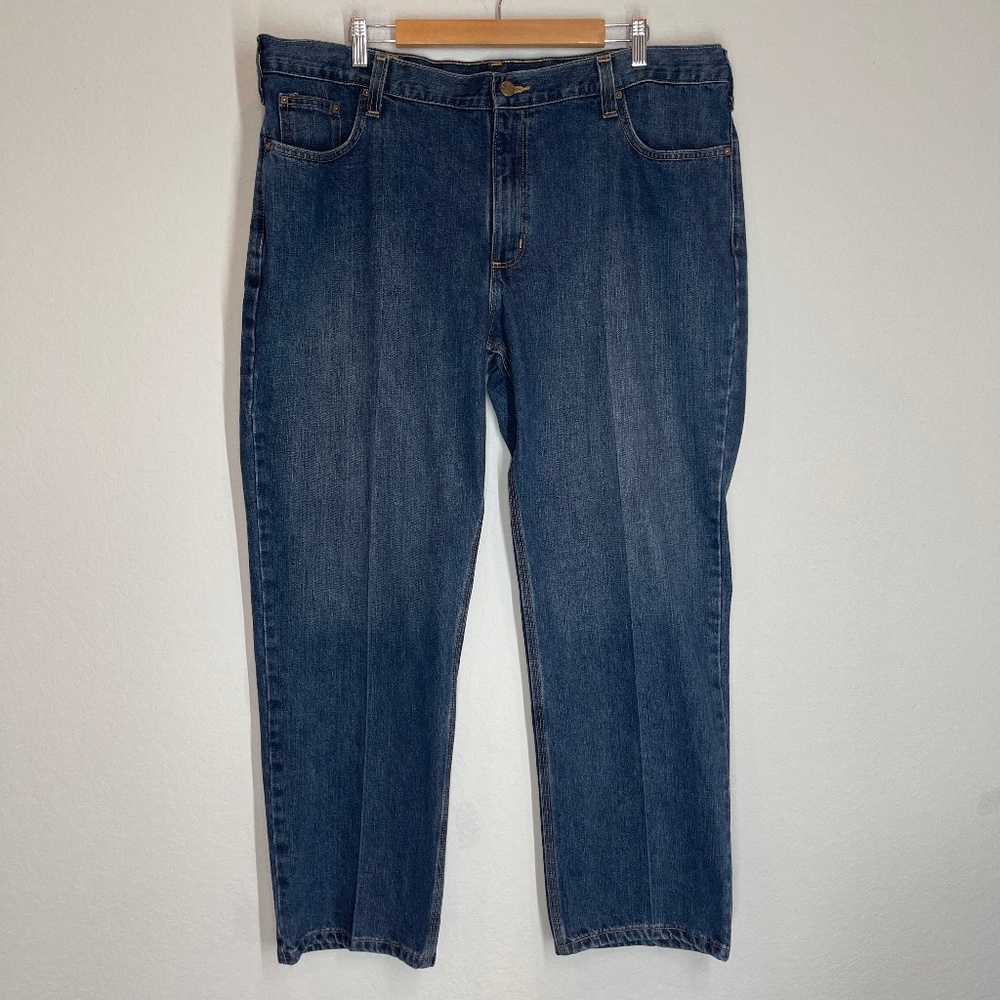 Carhartt Relaxed Fit Denim Jeans Men's Size 40x30 Straight Medium Wash